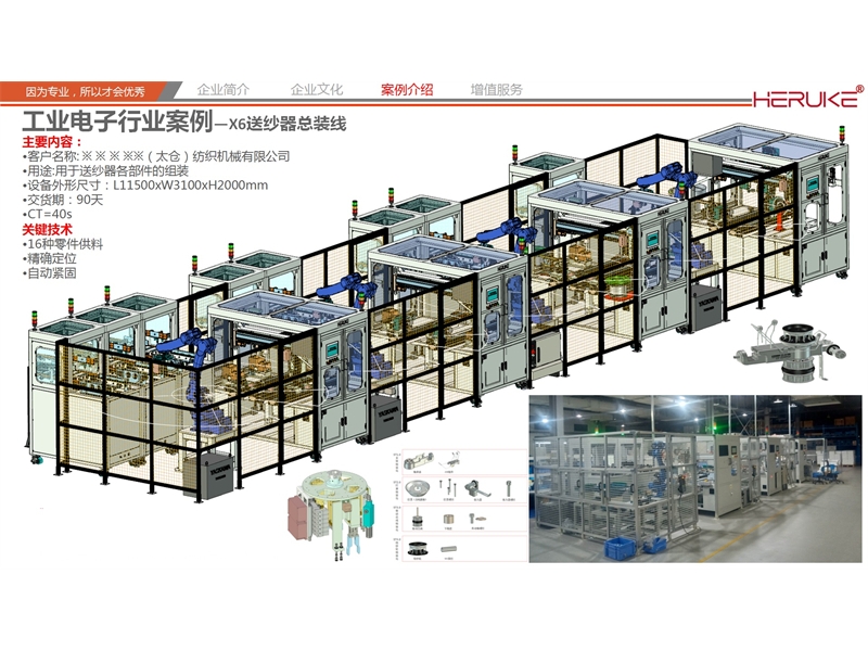 X6送纱器组装线